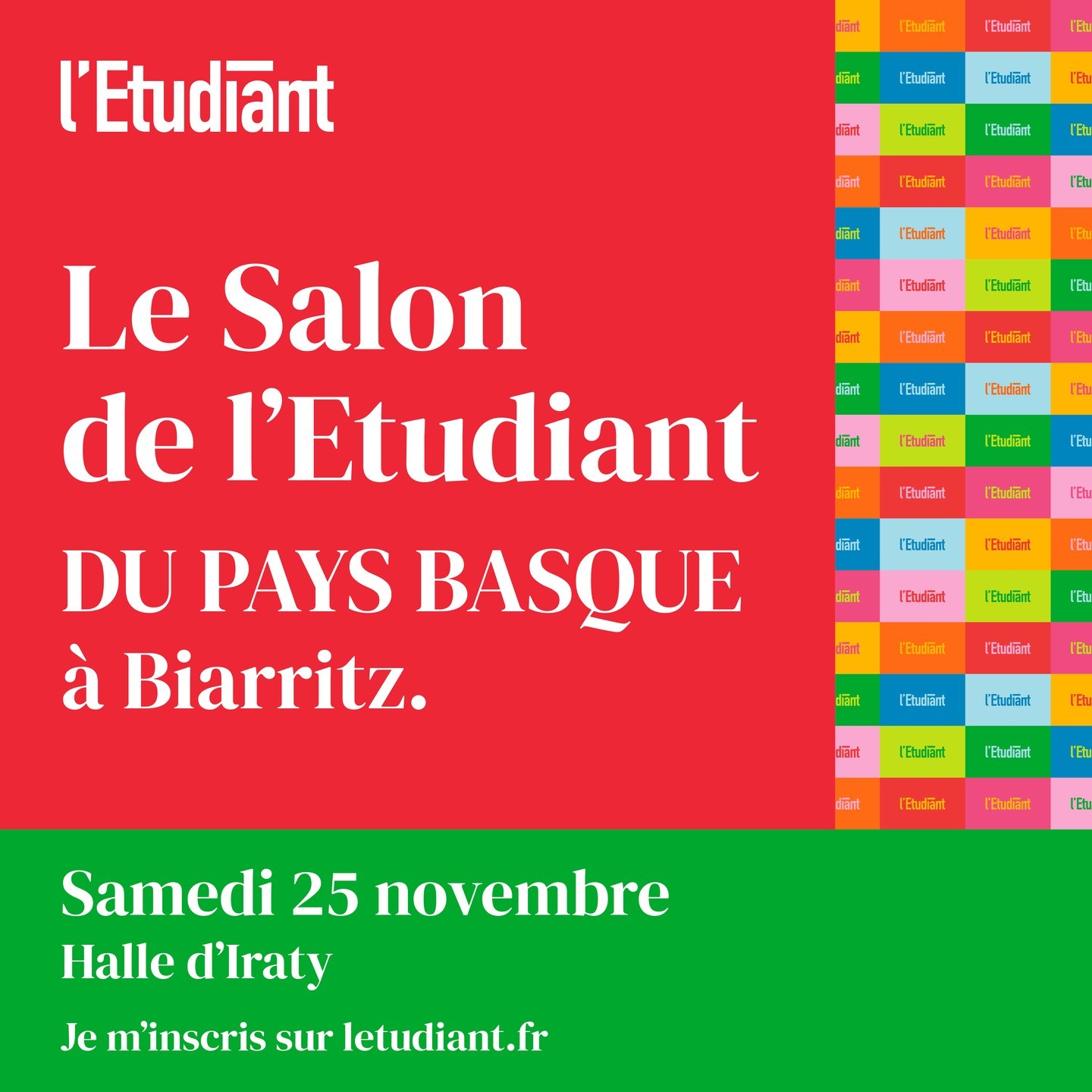 SAVE THE DATE📣 Demain, l'École Supérieure de Design des #landes sera présente au salon de L'Étudiant à Biarritz !
Envie de suivre des études dans le #design ? Venez rencontrer notre équipe et découvrir nos formations ! 😊 #campuslandes #designers